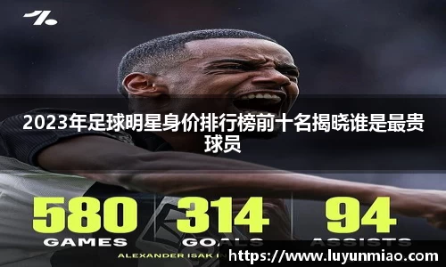 2023年足球明星身价排行榜前十名揭晓谁是最贵球员
